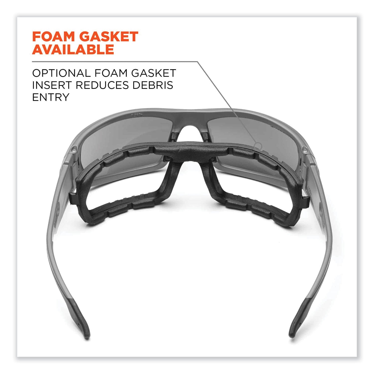 Ergodyne Skullerz Odin Smoke Lens Safety Glasses, Kryptek Typhon Frame, Scratch & Impact Resistant, Anti-glare, Non-slip, 1 Each