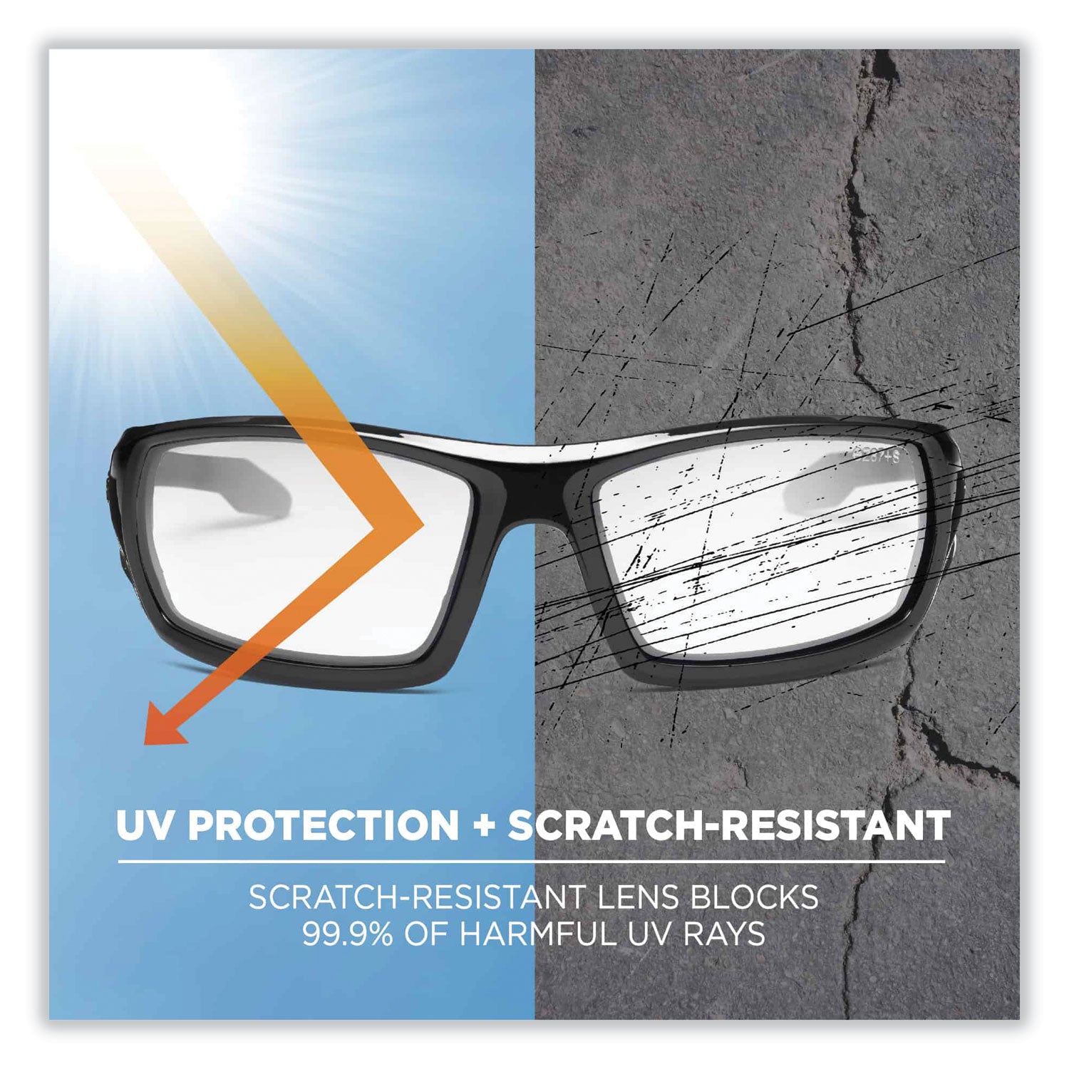 Ergodyne Odin Mirror Lens Safety Glasses