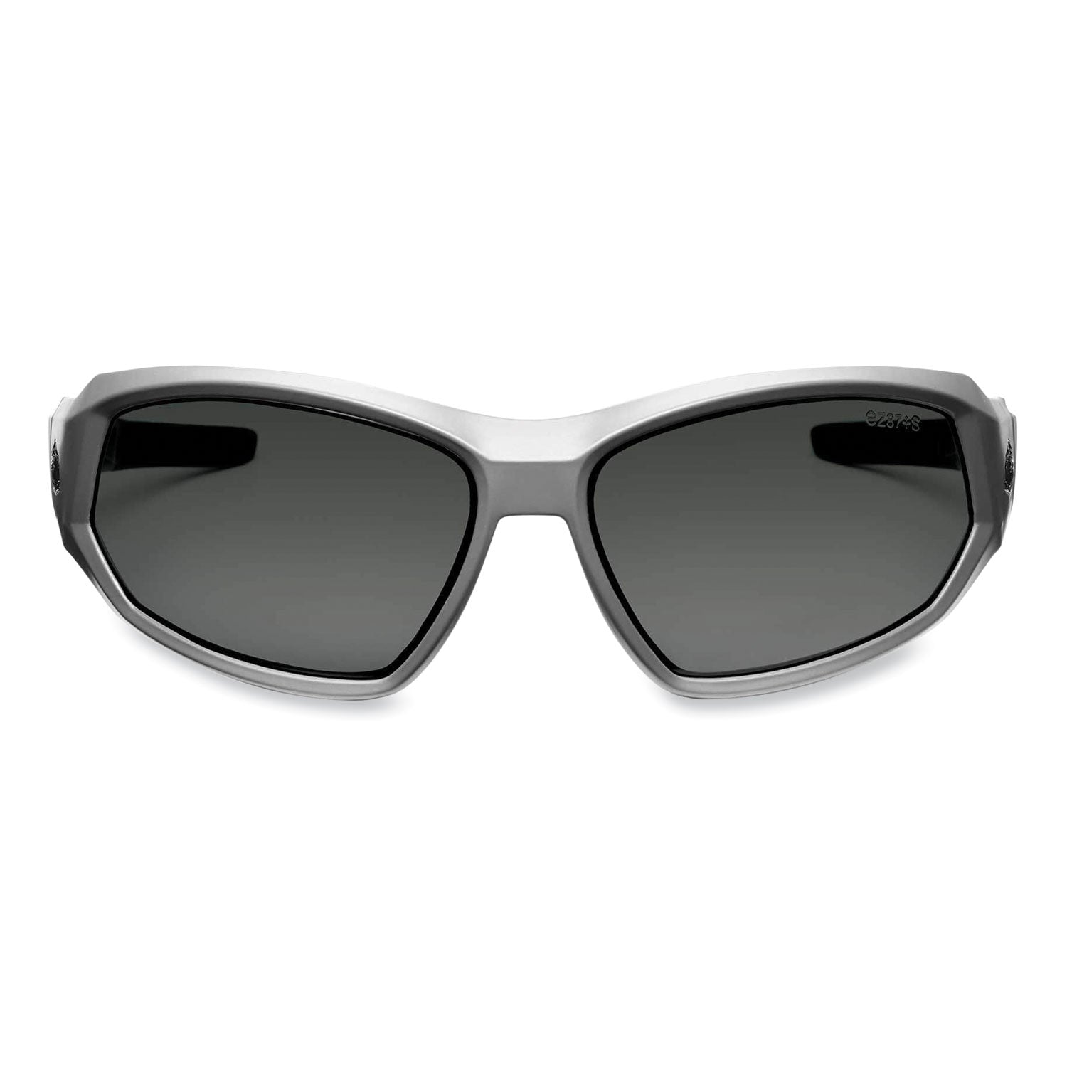 Ergodyne Loki AF Clear Safety Glasses - Matte Gray Frame/Smoke Lens
