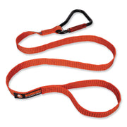 Adjustable - 80 lb Load Capacity - Standard - Carabiner Attachment - 2" Height x 12" Width x 76" Length - Orange - Nylon Webbing - 1 Each