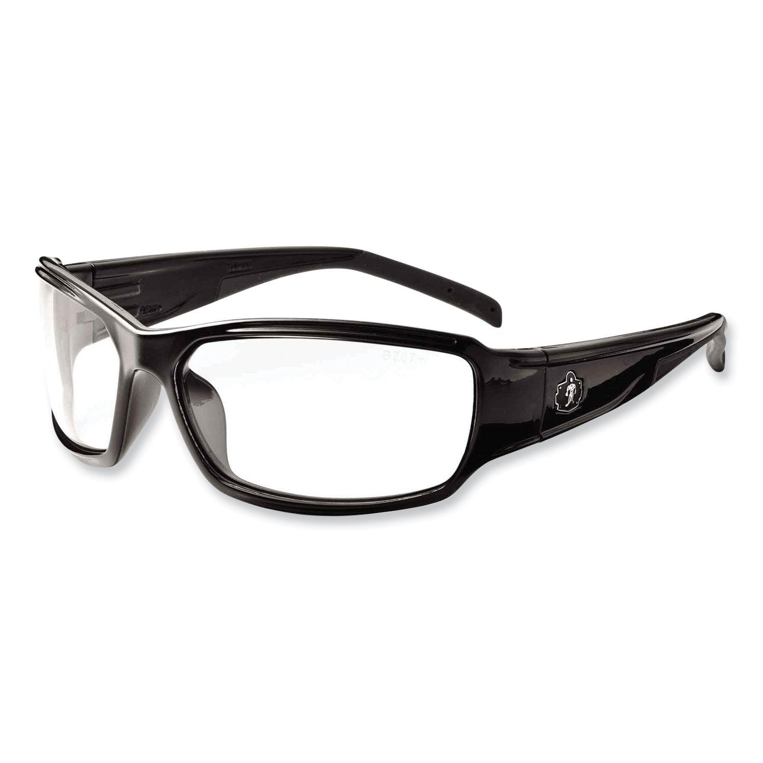 Eye Protection - Black - Clear Lens - Durable, Bendable Frame, Flexible Frame, Break Resistant, Non-Slip Temple, Rubber Tipped Temples, Slip Resistant, Anti-scratch, UV Resistant, Polarized, Anti-glare, ... - 1 Each