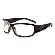 Eye Protection - Black - Clear Lens - Durable, Bendable Frame, Flexible Frame, Break Resistant, Non-Slip Temple, Rubber Tipped Temples, Slip Resistant, Anti-scratch, UV Resistant, Polarized, Anti-glare, ... - 1 Each