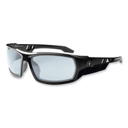 Ergodyne Skullerz Odin In/Outdoor Safety Glasses, Black Frame, Anti-Fog, Scratch & Impact Resistant, UV Protection, Non-Slip, 1 Each