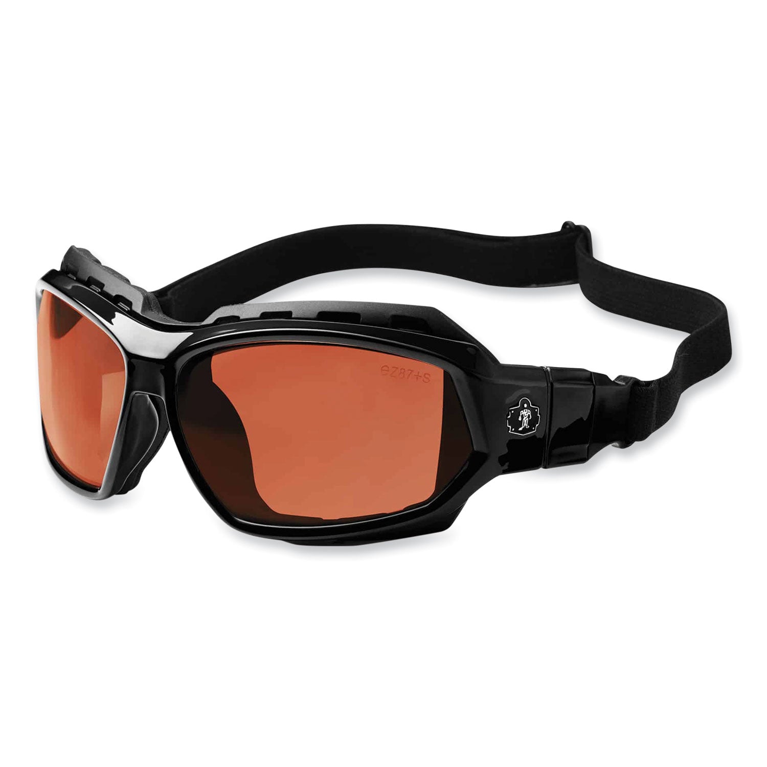 Ergodyne Loki PZ Copper Safety Glasses - Black Frame/Copper Lens
