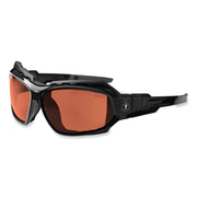 Ergodyne Loki PZ Copper Safety Glasses - Black Frame/Copper Lens
