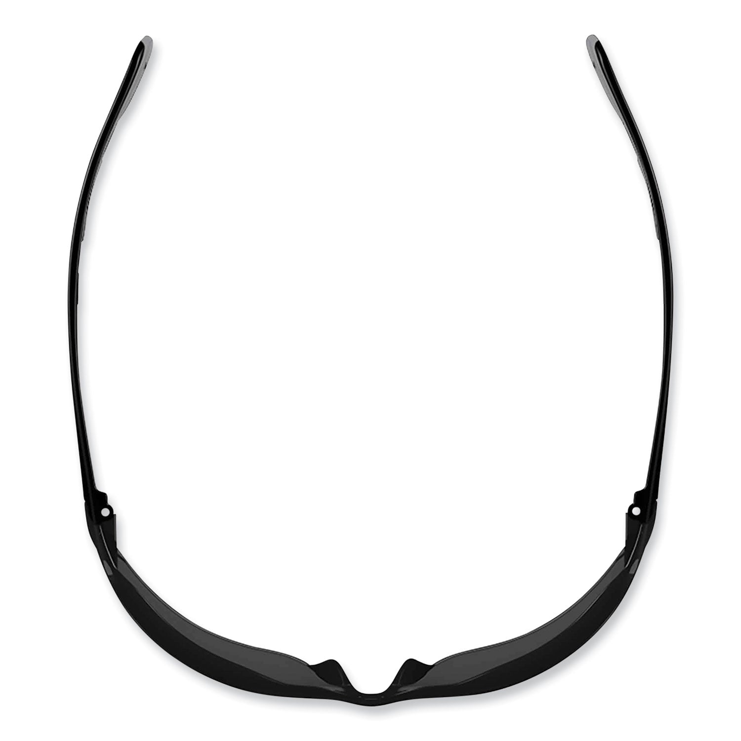 Ergodyne VALI Anti-Fog Smoke Lens Matte Frameless Safety Glasses / Sunglasses, Matte Black, Black