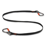 40 lb Load Capacity - Standard - Carabiner Attachment - 1" Height x 10.3" Width x 76" Length - Black - Nylon - 1 Each