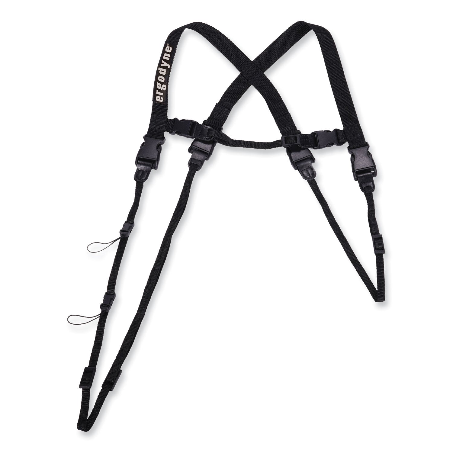 Ergodyne 3132 Barcode Scanner Harness + Lanyard - 2 lb Load Capacity - Small (S) - Loop Attachment - 1.5" Height x 3.3" Width x 7" Length - Black - 1 Each