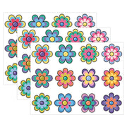 Happily Ever Elementary Retro Remix Jumbo Flowers Cutouts, 12 Per Pack, 3 Packs