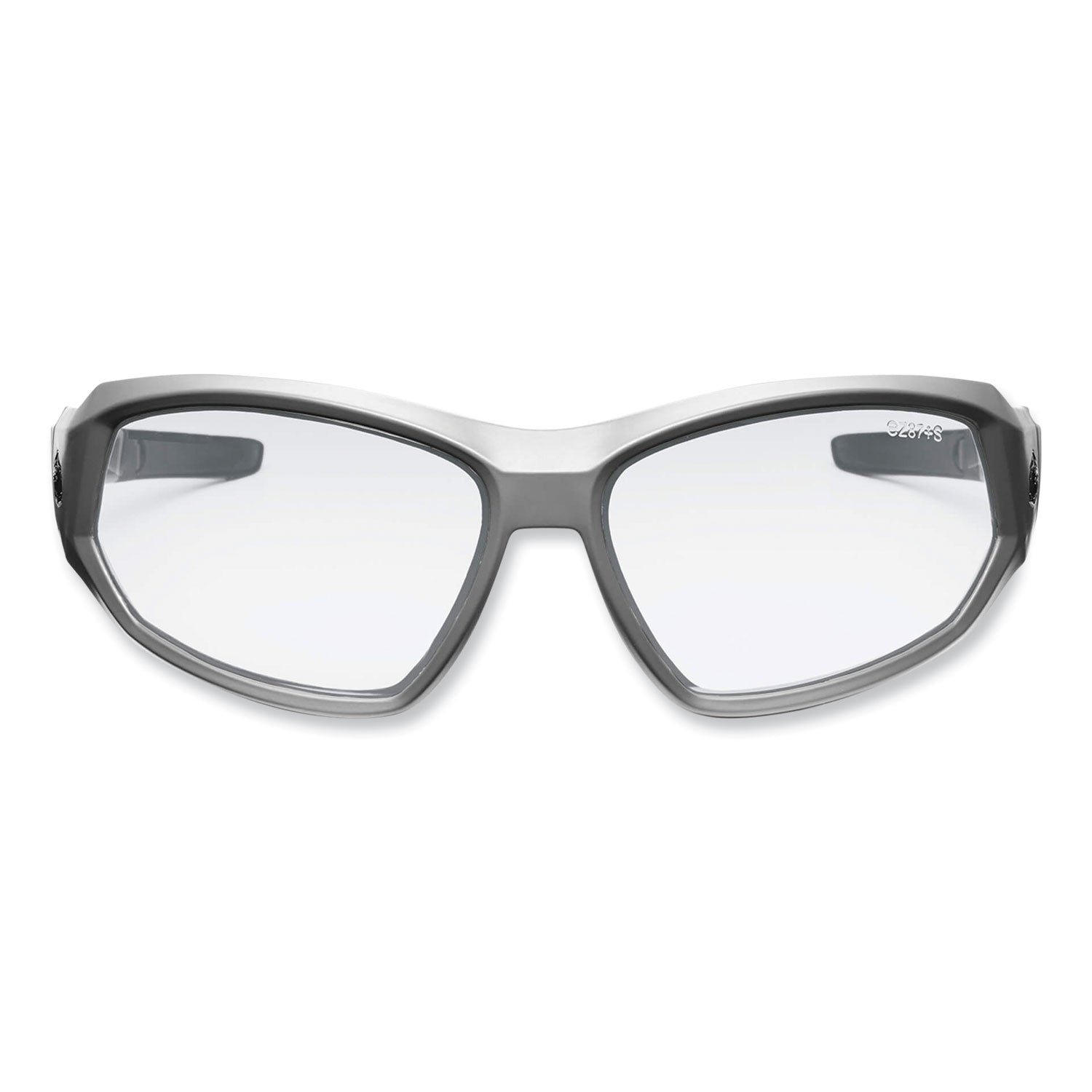 Ergodyne Loki AF Clear Safety Glasses - Matte Gray Frame/Clear Lens