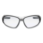Ergodyne Loki AF Clear Safety Glasses - Matte Gray Frame/Clear Lens