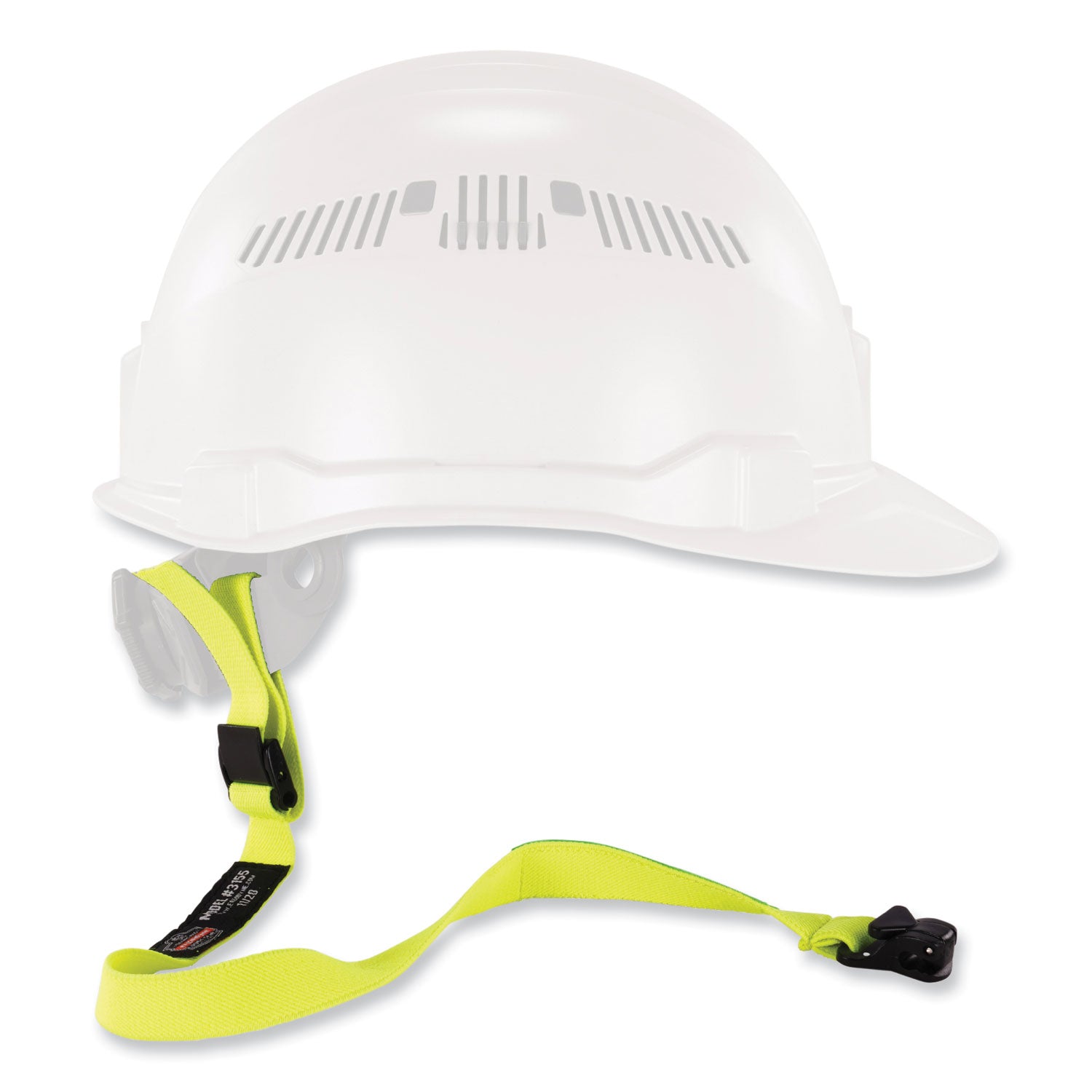2 lb Load Capacity - Buckle Attachment - 1.5" Height x 2" Width x 48" Length - Lime - Elastic, Fabric - 6 / Carton