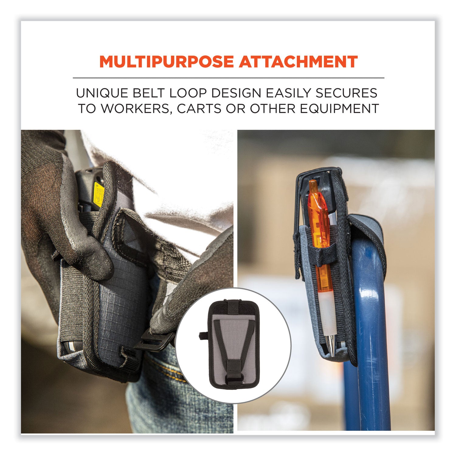 Drop Resistant, Abrasion Resistant, Scratch Resistant, Damage Resistant - Polyester, Elastic Body - Ripstop Exterior Material - Holster, Belt Loop - 6.3" Height x 2.8" Width x 4.3" Depth - Large Size - 1 Each