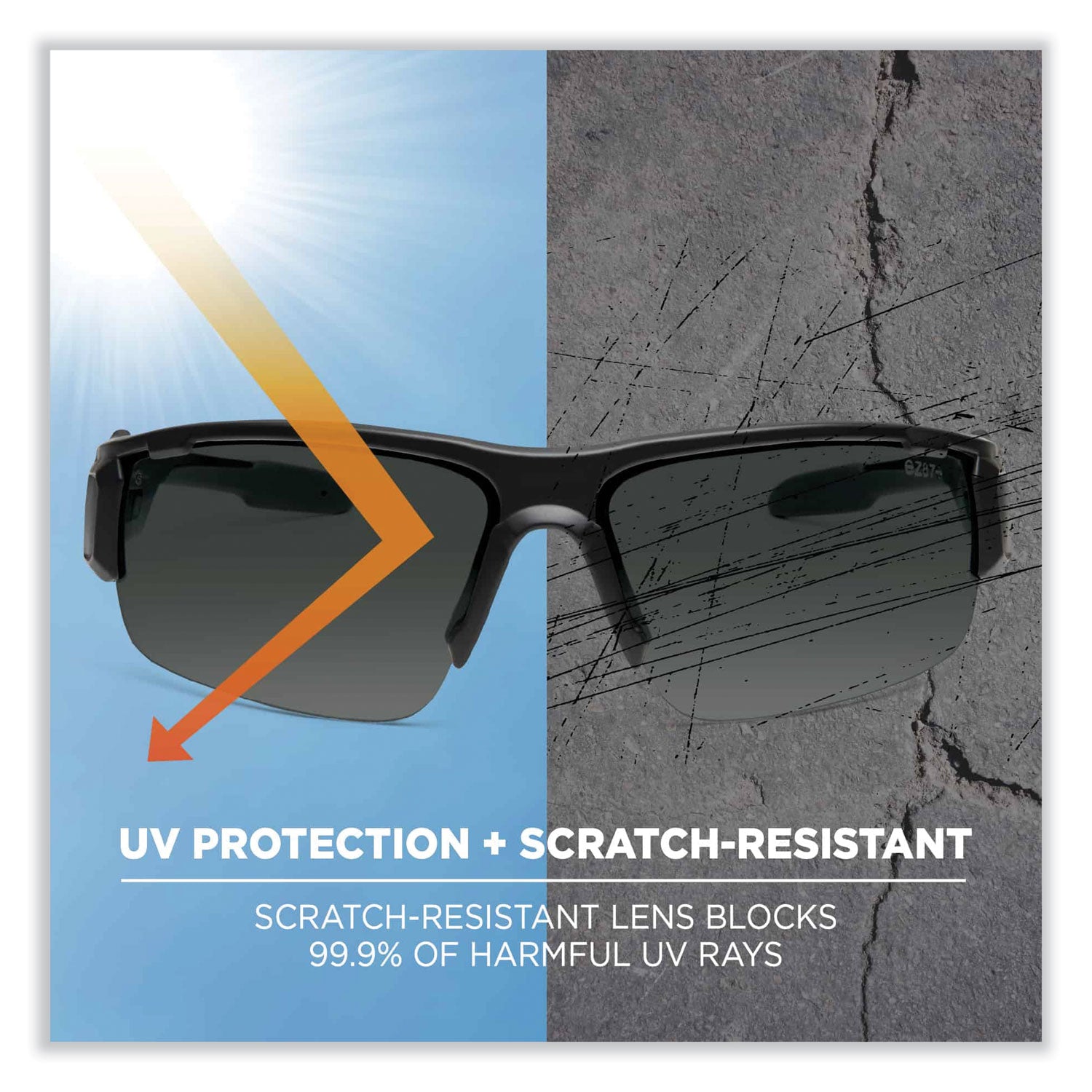 Ergodyne Dagr PZ G15 Lens Safety Glasses