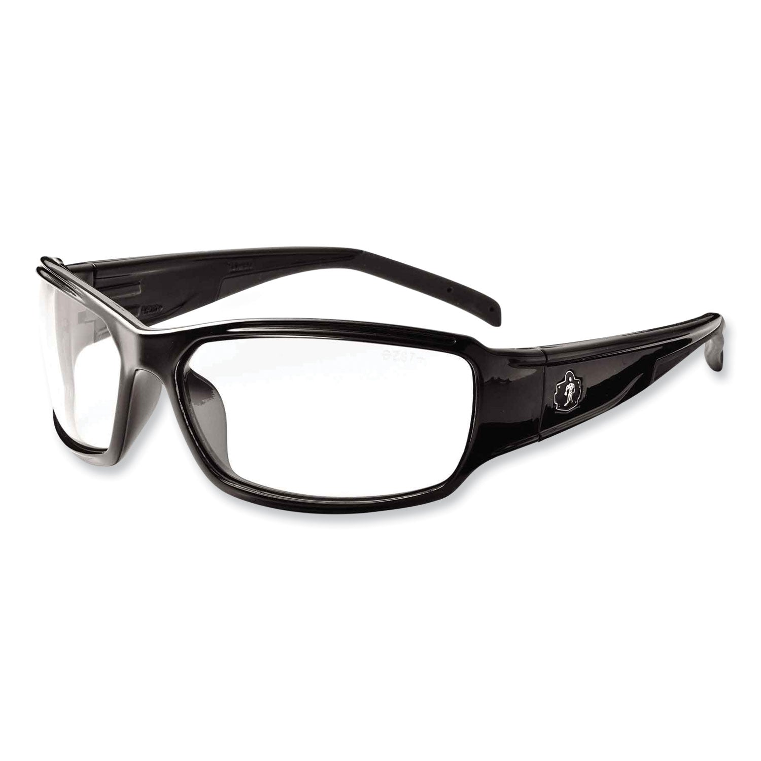 Eye Protection - Black - Clear Lens - Durable, Bendable Frame, Flexible Frame, Break Resistant, Non-Slip Temple, Rubber Tipped Temples, Slip Resistant, Anti-scratch, UV Resistant, Polarized, Anti-glare, ... - 1 Each