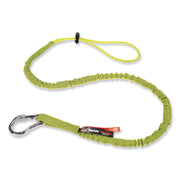 Adjustable - 10 lb Load Capacity - Extended - Carabiner Attachment - 11.3" Height x 1" Width x 54" Length - Lime - Aluminum, Nylon Webbing - 6 / Carton
