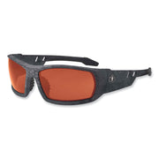 Ergodyne Skullerz ODIN-PZ Polarized Copper Safety Glasses, Kryptek Typhon Frame, Scratch & Impact Resistant, Anti-glare, Non-slip, 1 Each