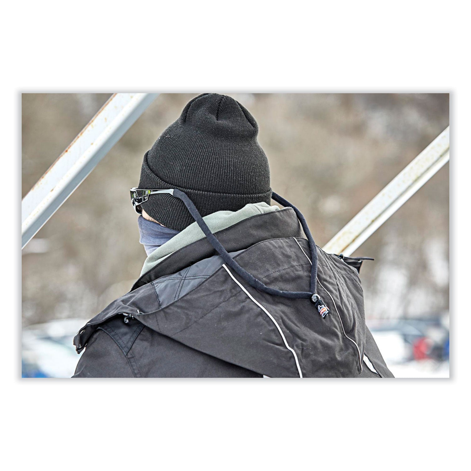 Adjustable - 0.3" Height x 1.5" Width x 14" Length - Black - Cotton - 6 / Carton