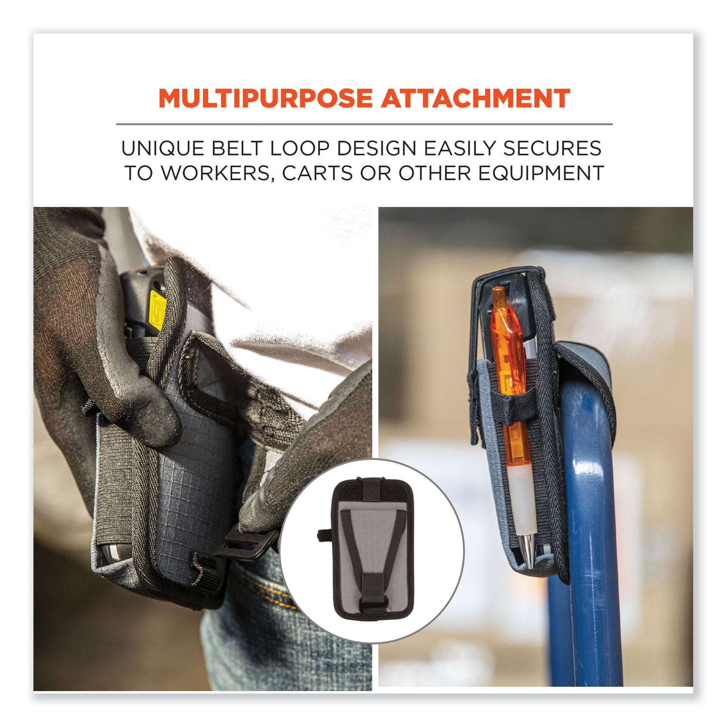 Abrasion Resistant, Drop Resistant, Scratch Resistant, Damage Resistant - Polyester, Elastic Body - Ripstop Exterior Material - Holster, Belt Loop - 6.3" Height x 2.8" Width x 4.3" Depth - Small Size - 1 Each