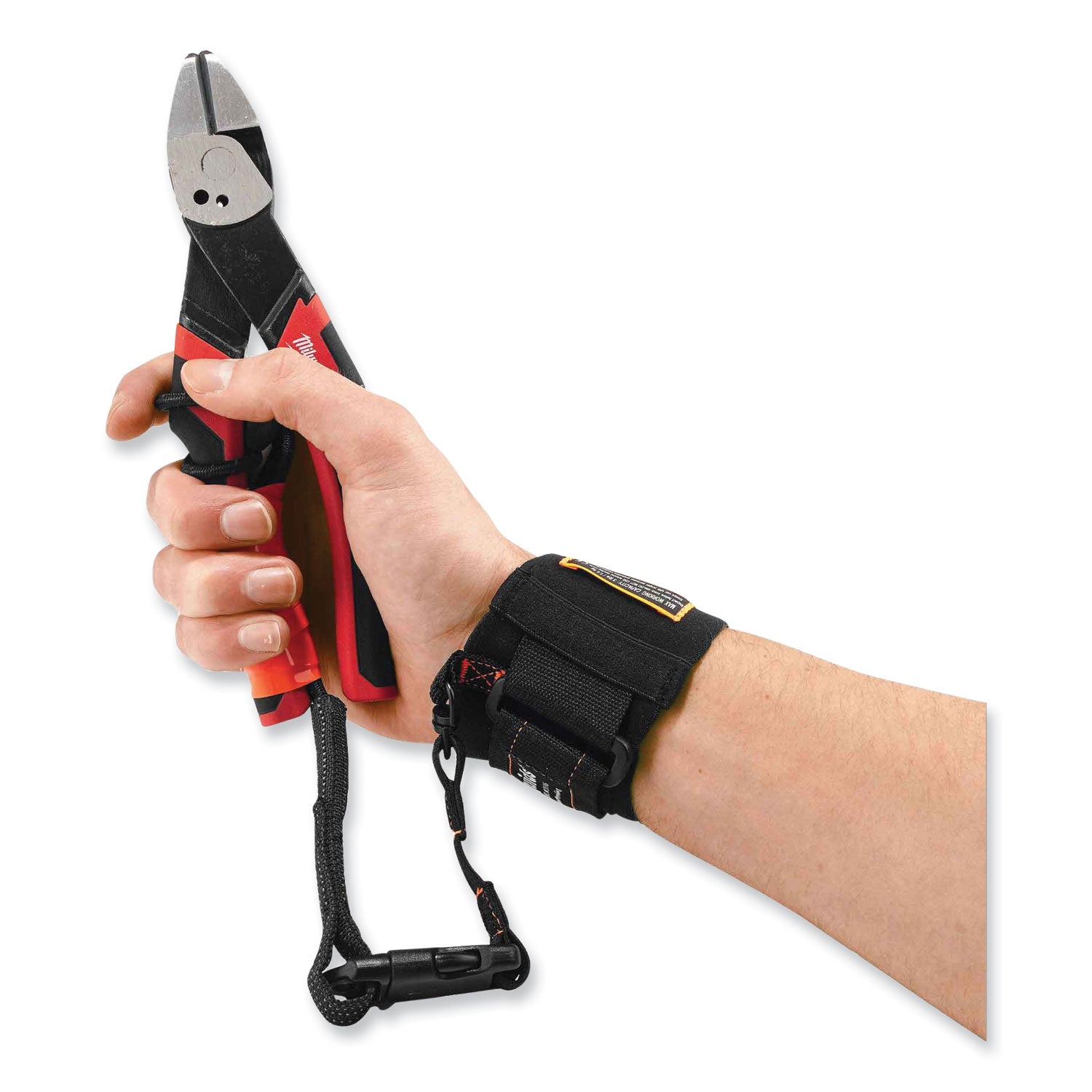 3 lb Load Capacity - Buckle Attachment - 10" Height x 1" Width x 4" Length - Black - Elastic - 6 / Carton