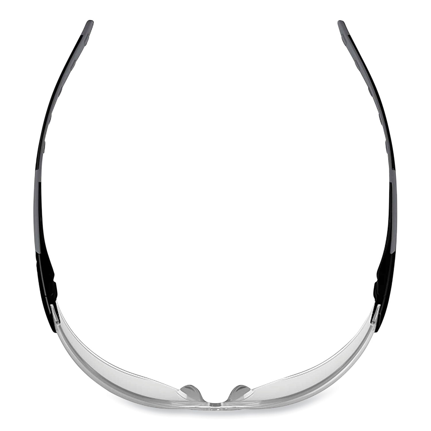 Eye Protection - Matte Black - Clear Lens - Anti-fog, Lightweight, Rimless, Impact Resistant, Anti-scratch, Durable, UV Resistant, Slip Resistant, Flex-Point Temple, Frameless - 1 Each