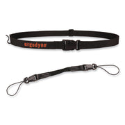 Ergodyne 3135 Barcode Scanner Belt + Hook, Adjustable, Large, Buckle Attachment, Black Polyester, 1 Each