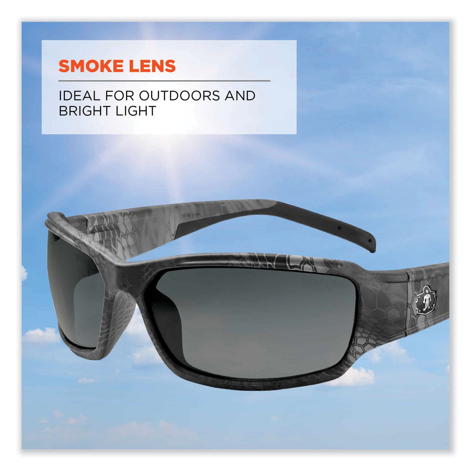 Ergodyne THOR Smoke Lens Kryptek Typhon Safety Glasses