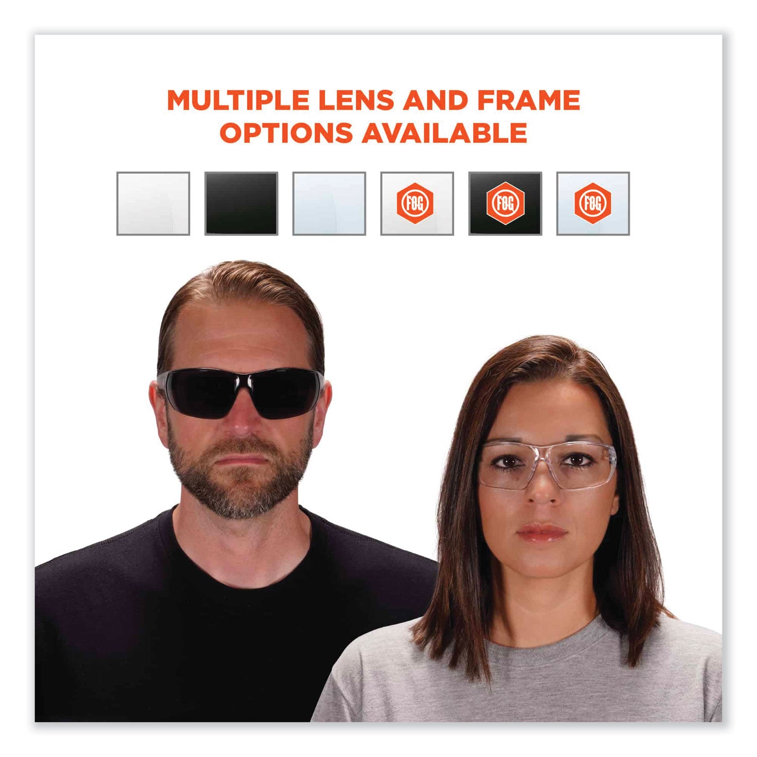 Recommended for: Indoor/Outdoor - Eye Protection - Matte Black - Anti-fog, Anti-scratch, UV Resistant, Lightweight, Impact Resistant, Non-Slip Temple, Rubber Tipped Temples, Frameless - 1 Each