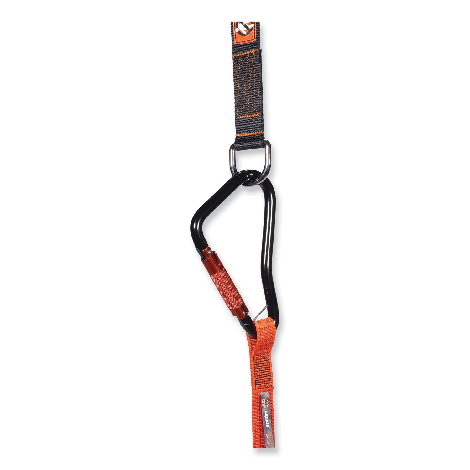 Adjustable - 80 lb Load Capacity - Standard - Carabiner Attachment - 2" Height x 12" Width x 76" Length - Orange - Nylon Webbing - 1 Each