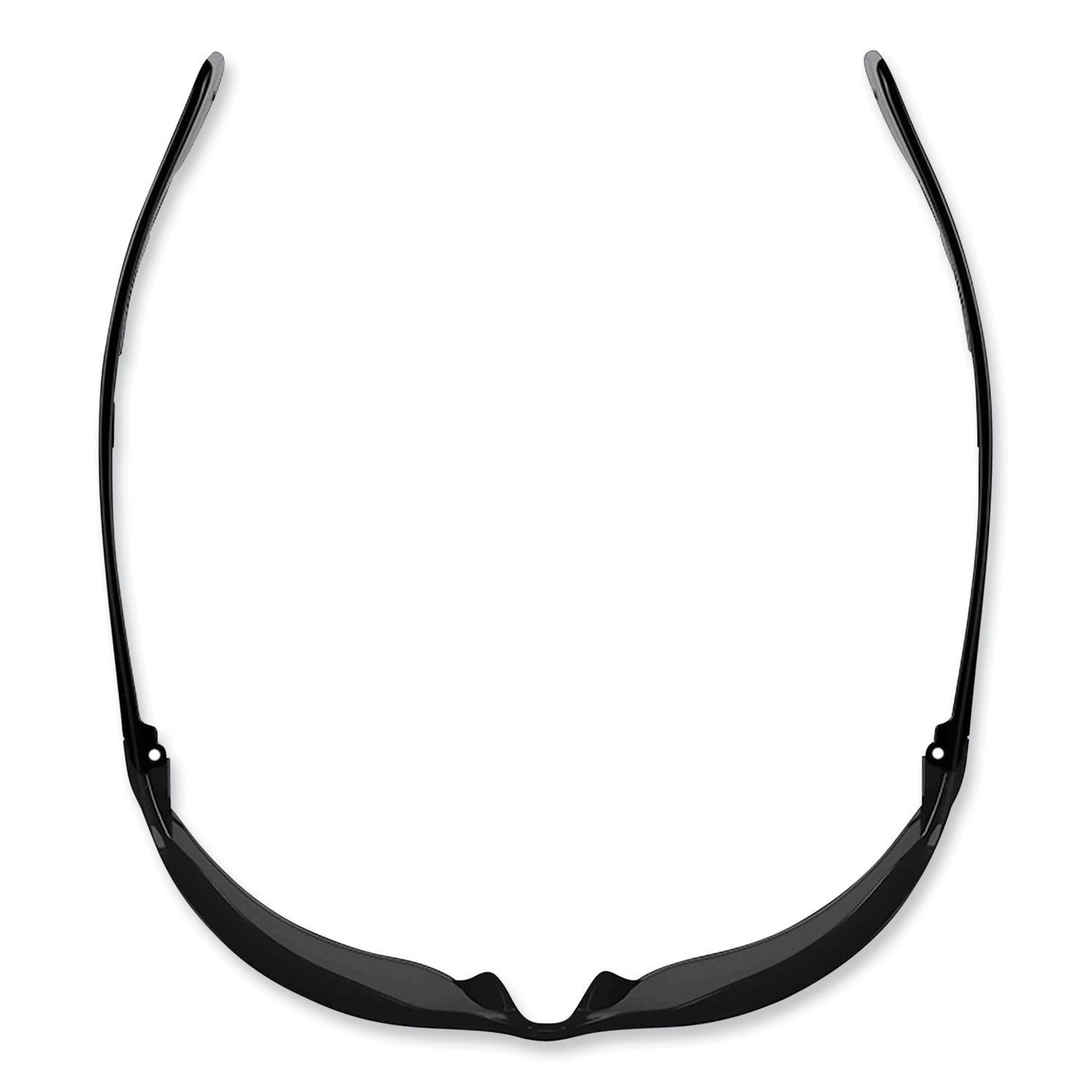 Ergodyne VALI Smoke Lens Matte Frameless Safety Glasses / Sunglasses, Matte Black, Black