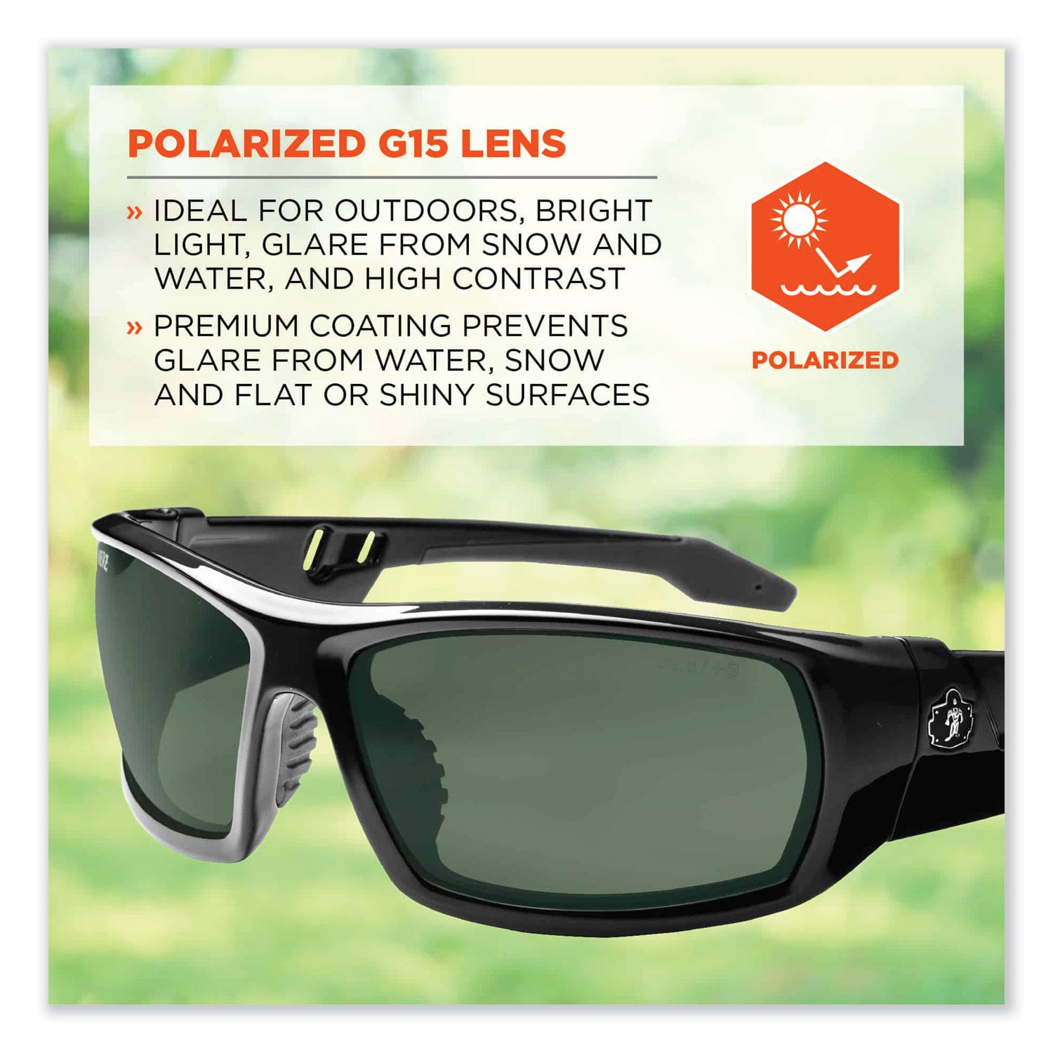 Ergodyne Polarized G15 Safety Glasses