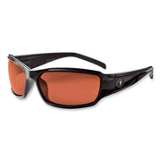 Ergodyne THOR Polarized Copper Lens Safety Glasses, Black, Black