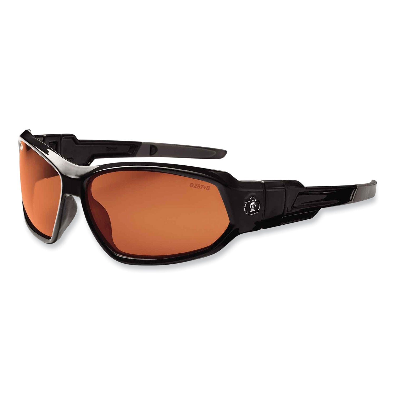 Ergodyne Loki PZ Copper Safety Glasses - Black Frame/Copper Lens
