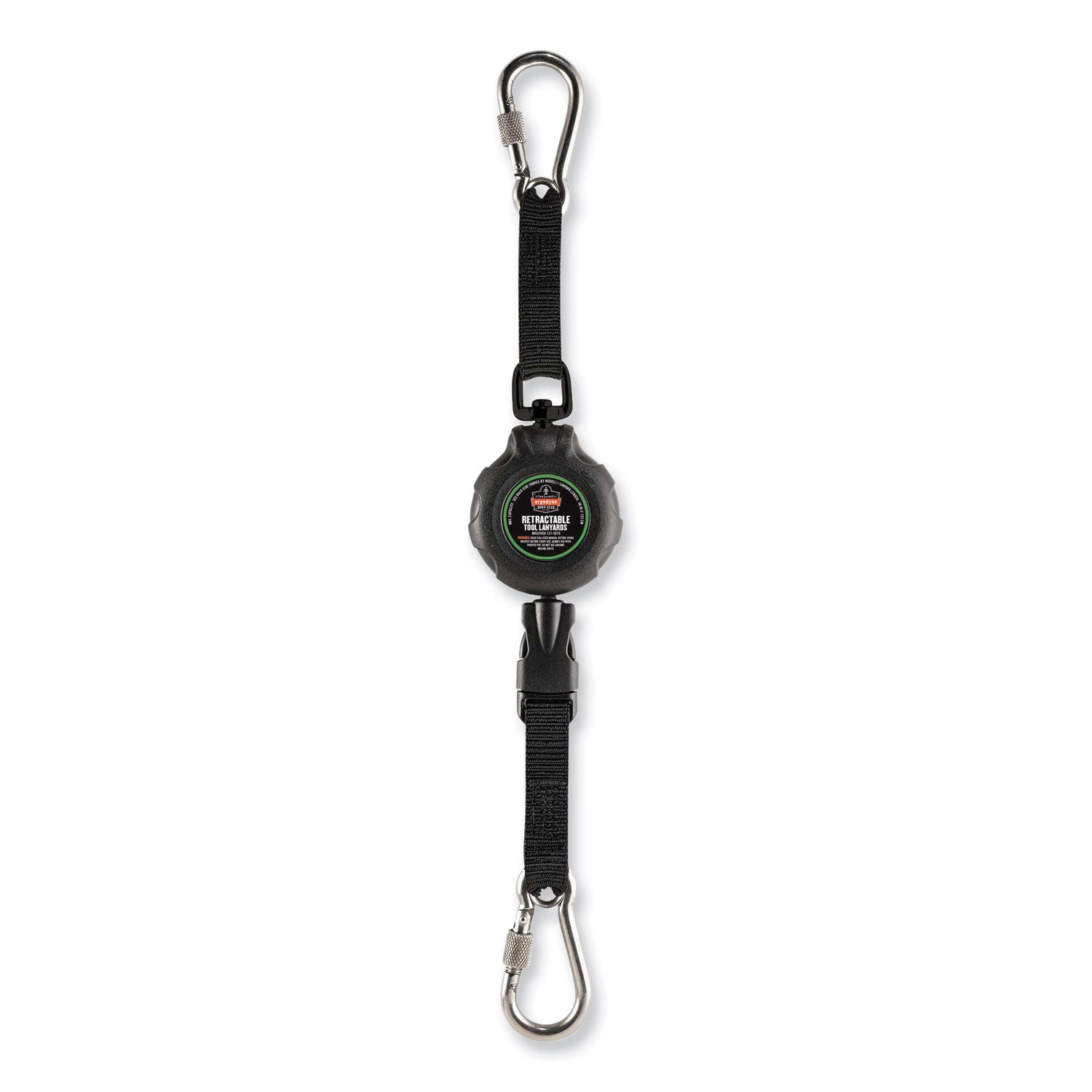 1 lb Load Capacity - Standard - Clip/Buckle Attachment - 1.5" Height x 12.5" Width x 5" Length - Black - Stainless Steel, Acrylonitrile Butadiene Styrene (ABS), Plastic - 1 Each