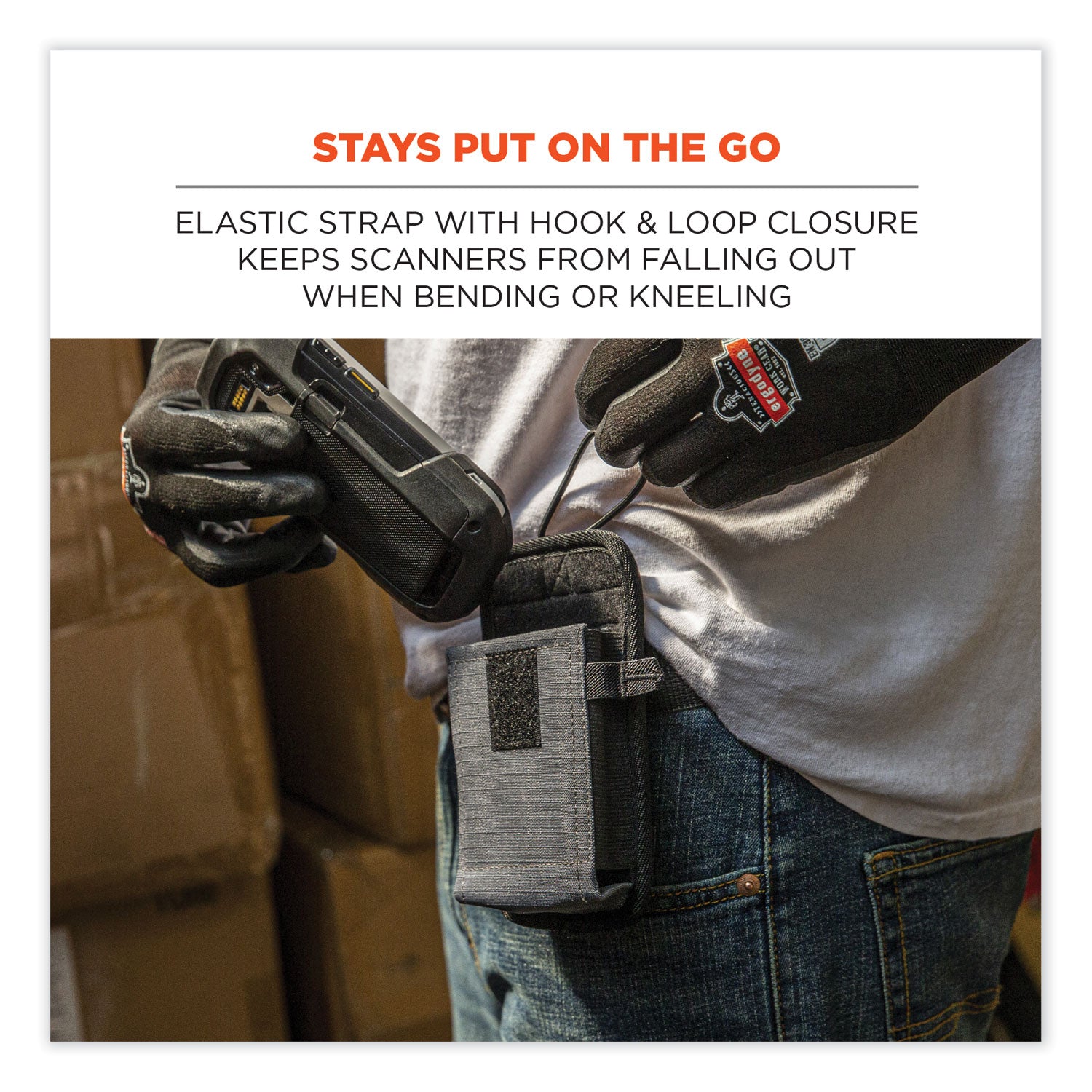Abrasion Resistant, Drop Resistant, Scratch Resistant, Damage Resistant - Polyester, Elastic Body - Ripstop Exterior Material - Holster, Belt Loop - 6.3" Height x 2.8" Width x 4.3" Depth - Small Size - 1 Each