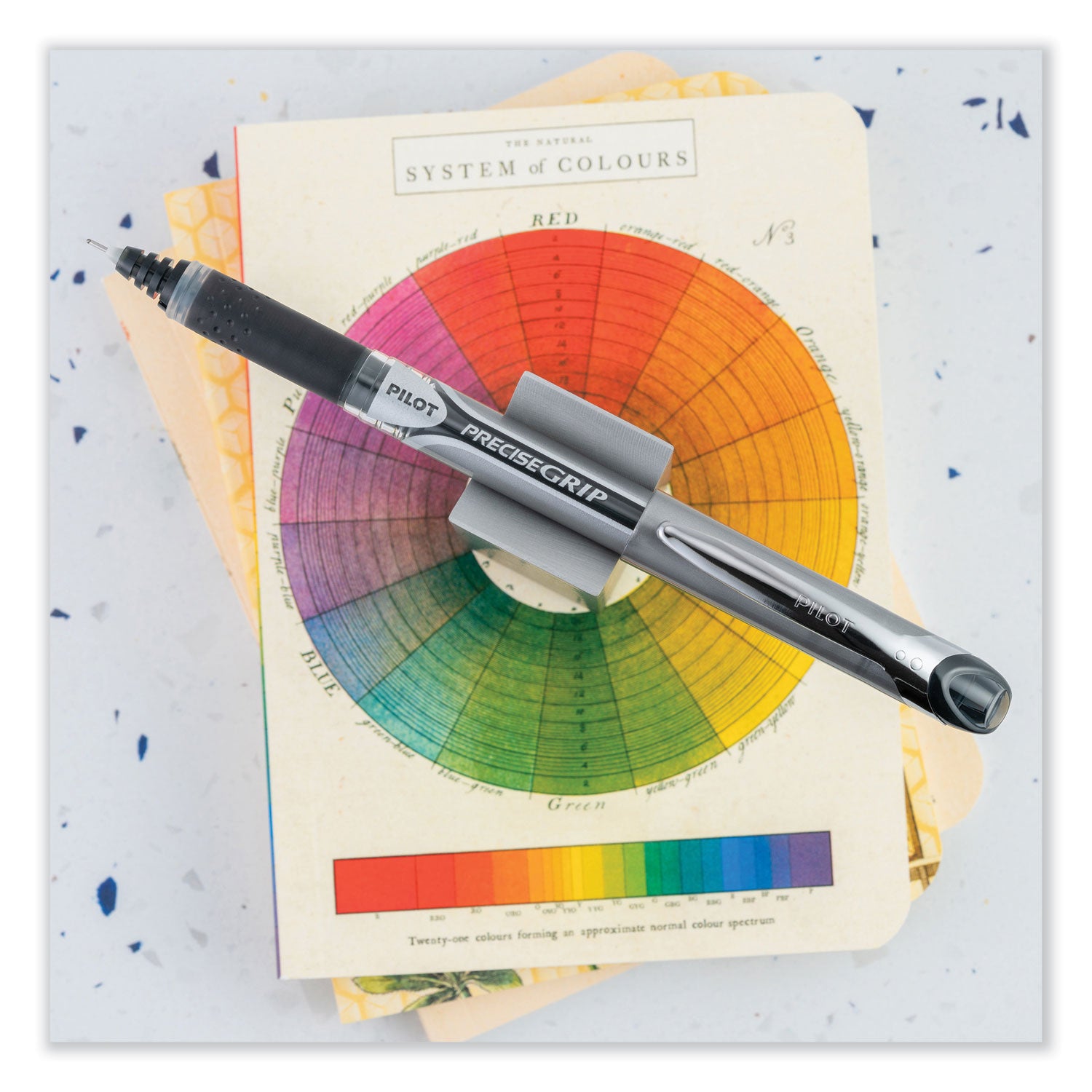 Pilot Extra-Fine Capped Rolling Ball Pens - 0.5 mm Extra Fine Pen Point - Black Ink - Black Barrel - 1 Dozen