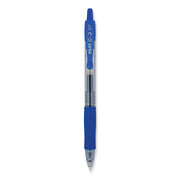 G2 Premium Gel Pen, Retractable, Fine 0.7 mm, Blue Ink, Smoke/Blue Barrel, 2/Pack