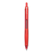 Pilot Retractable Gel Ink Pens - 0.7 mm Fine Pen Point - Refillable - Retractable - Red Ink - Gel-based - Red Barrel - 1 Dozen