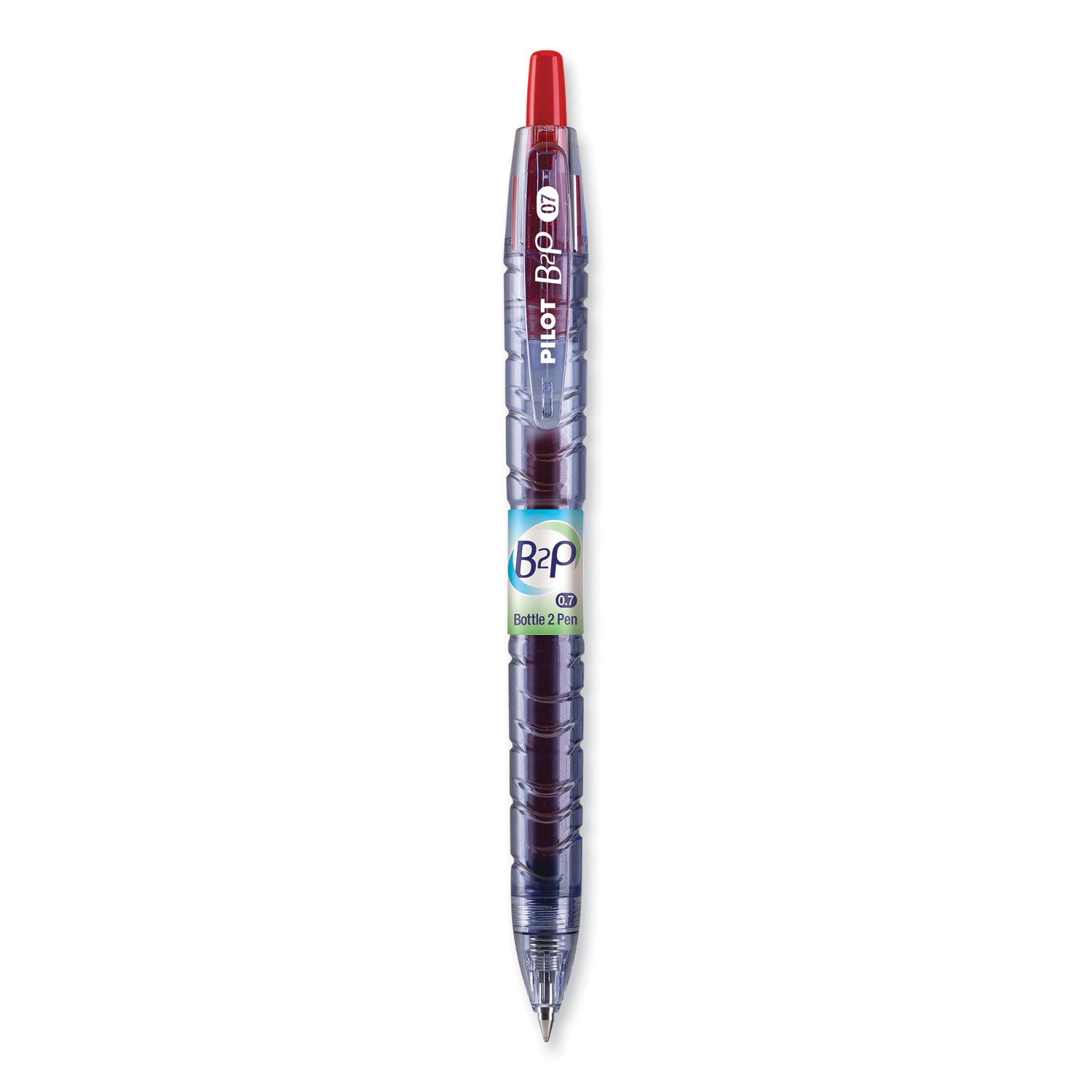 Pilot Fine Point Gel Pens - 0.7 mm Fine Pen Point - Refillable - Retractable - Red Ink - Gel-based - Plastic Barrel - 1 Dozen