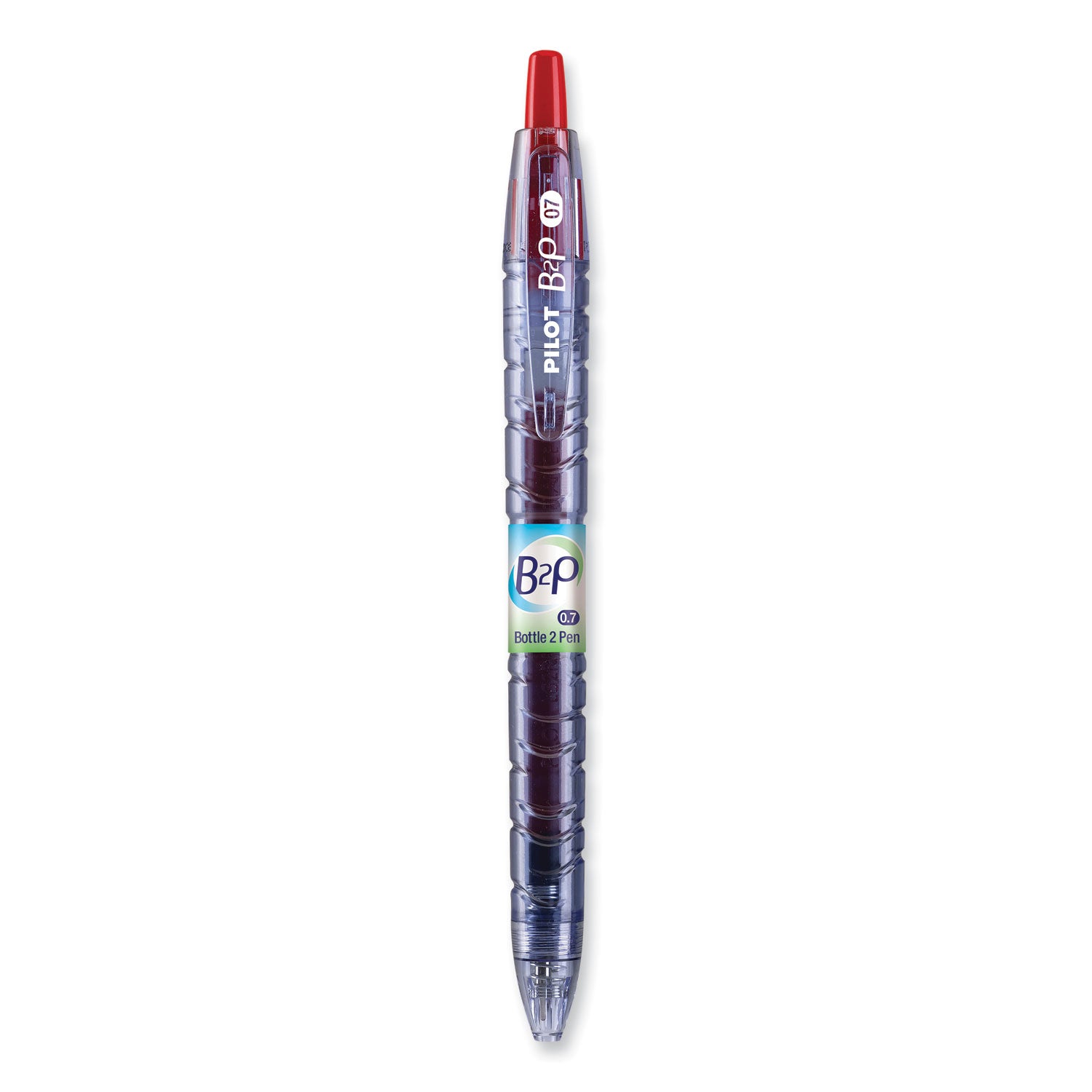 Pilot Fine Point Gel Pens - 0.7 mm Fine Pen Point - Refillable - Retractable - Red Ink - Gel-based - Plastic Barrel - 1 Dozen