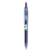 Pilot Fine Point Gel Pens - Fine, 0.7 mm Pen Point - Refillable - Retractable - Purple Ink - Gel-based - 1 Dozen