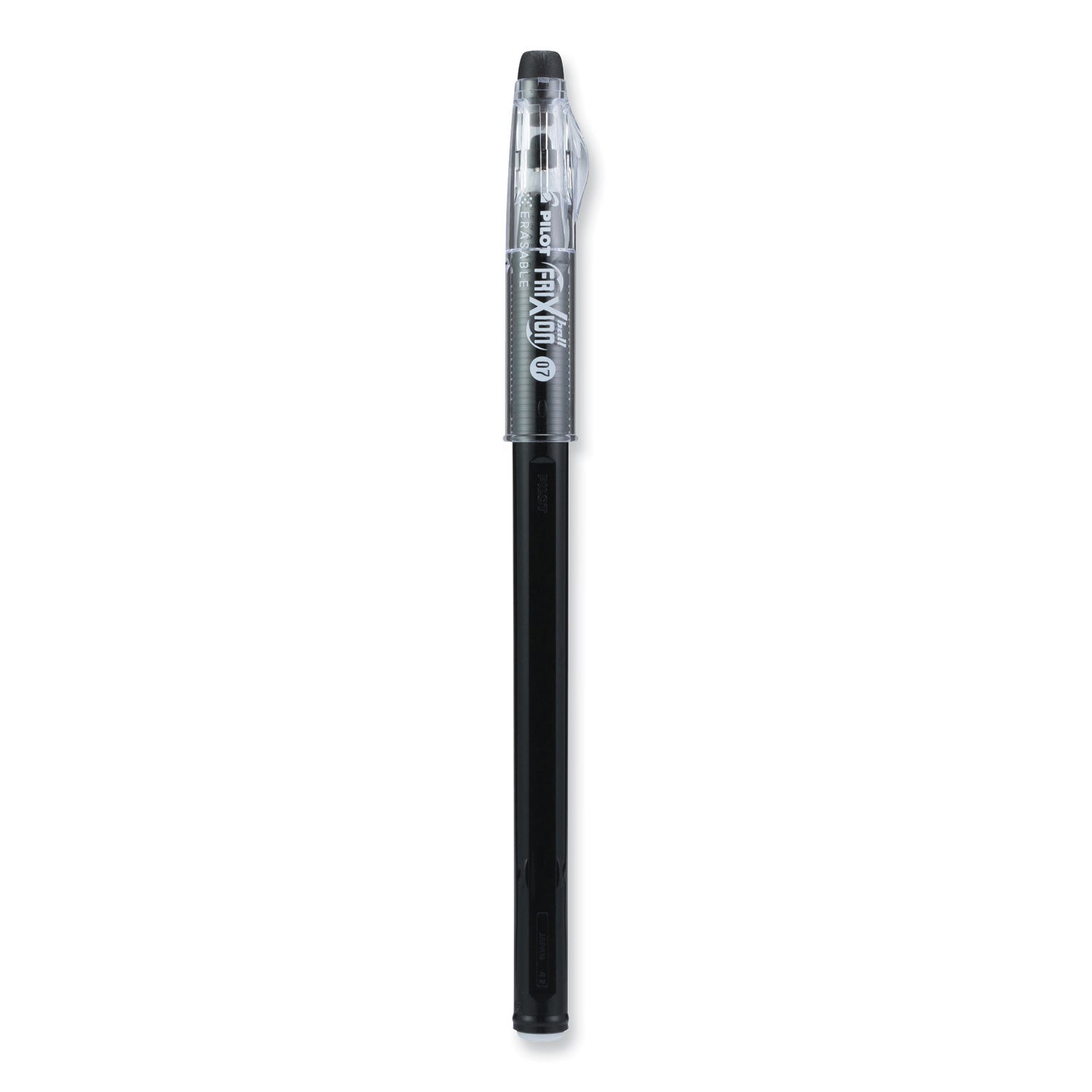 Pilot FriXion Ball Clicker Erasable Gel Ink Pens, Fine Point, Black Ink, 1 Dozen