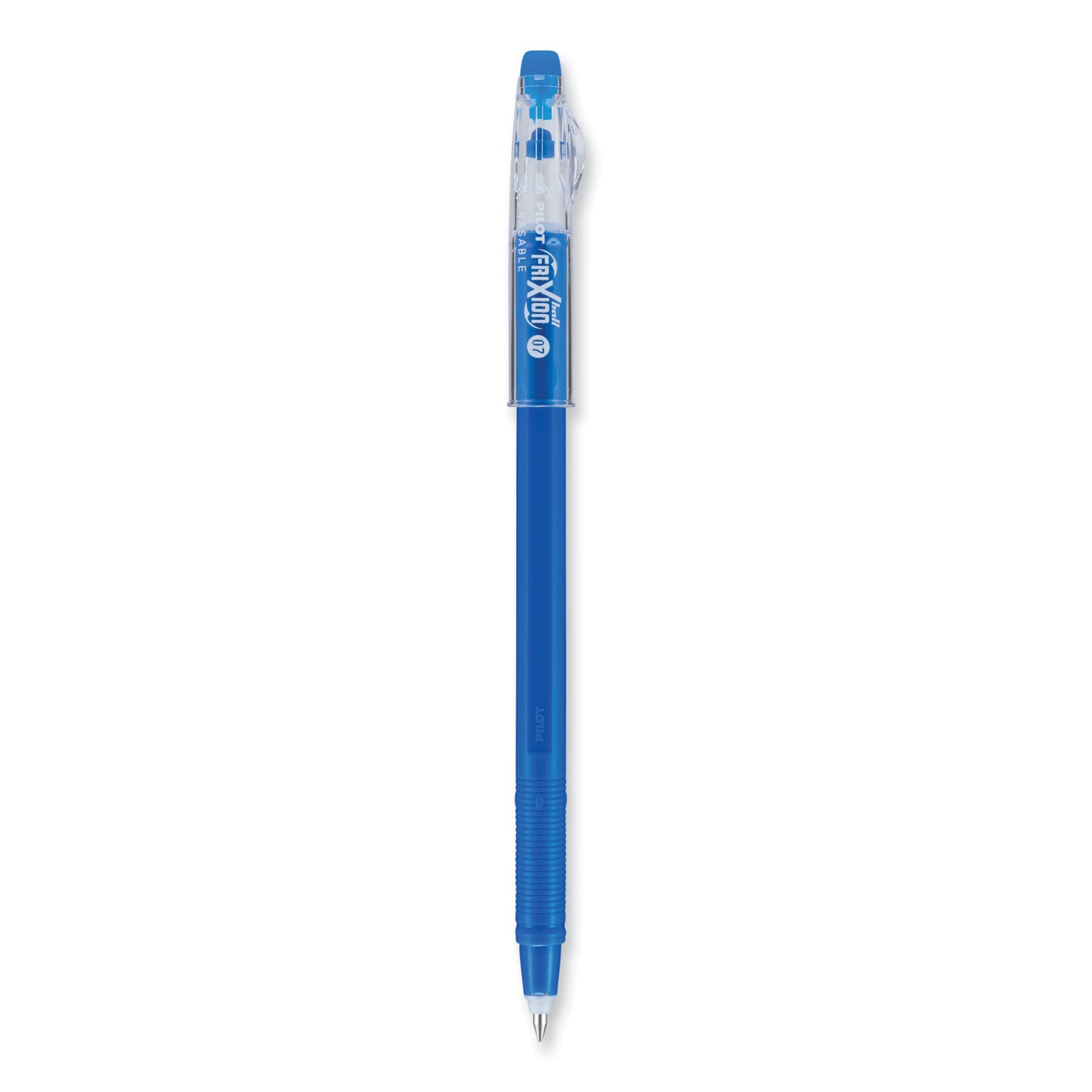 Pilot FriXion Ball Clicker Erasable Gel Ink Pens, Fine Point, Blue Ink, 1 Dozen