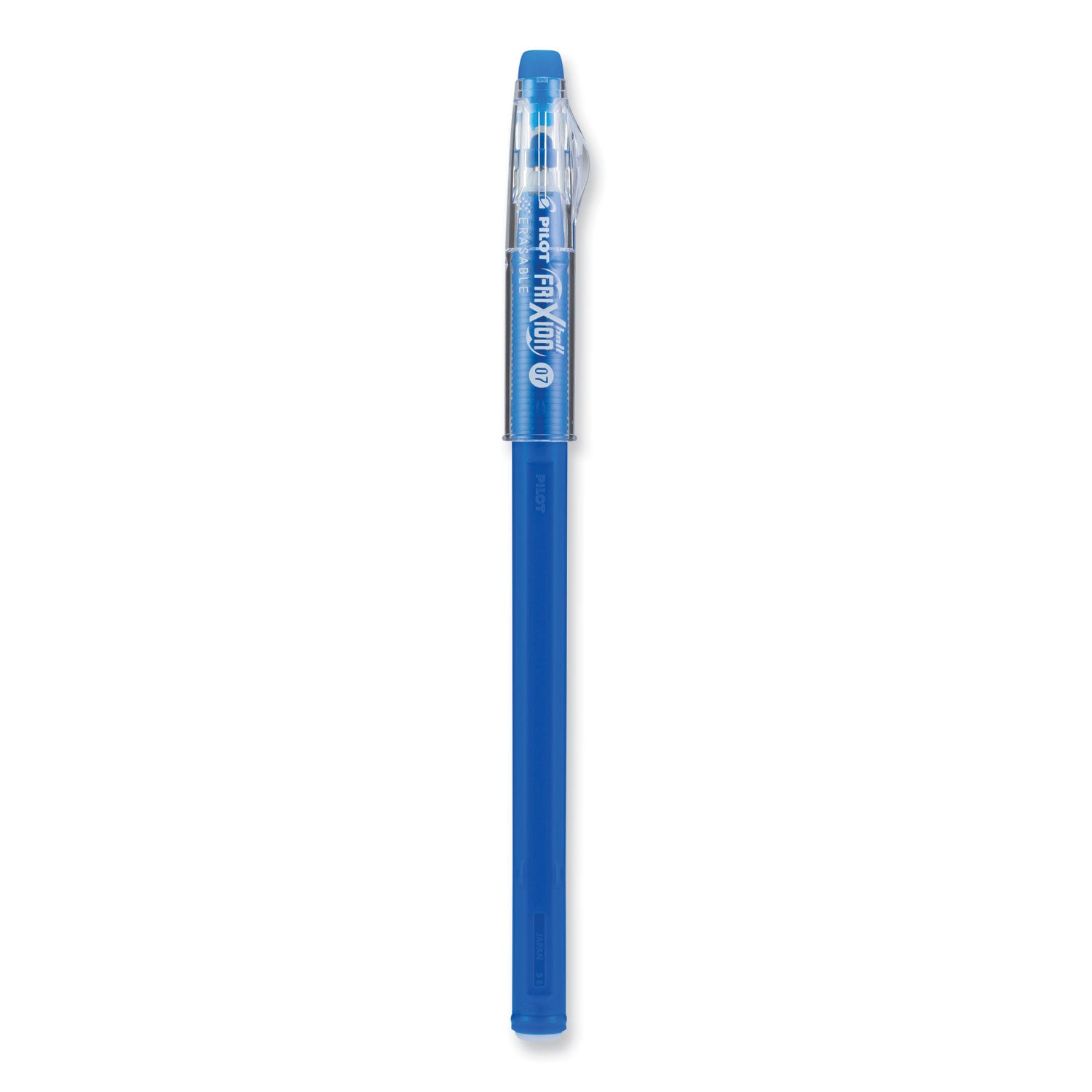 Pilot FriXion Ball Clicker Erasable Gel Ink Pens, Fine Point, Blue Ink, 1 Dozen