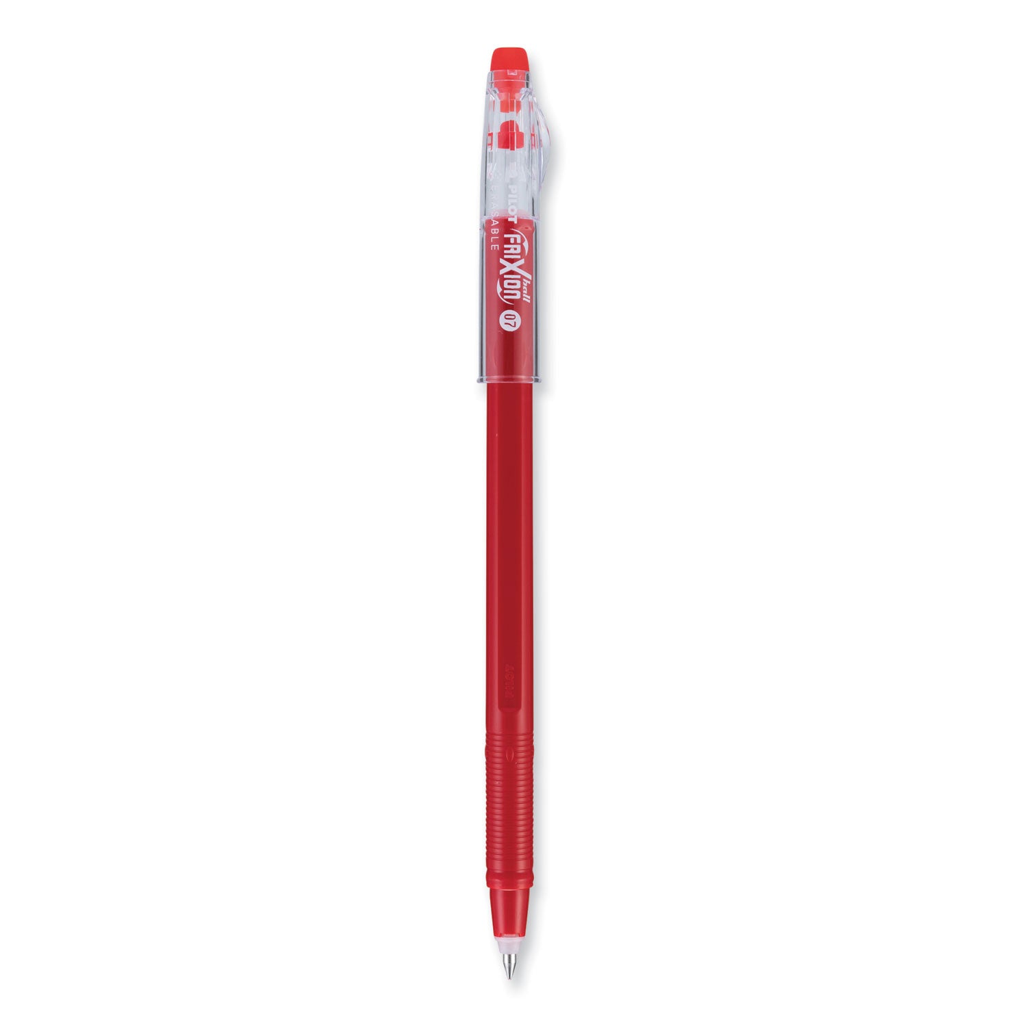 Pilot FriXion Ball Clicker Erasable Gel Ink Pens, Fine Point, Red Ink, 1 Dozen