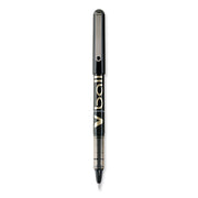 Pilot Vball Liquid Ink Pens - 0.7 mm Fine Pen Point - Black Ink - Black Barrel - 1 Dozen