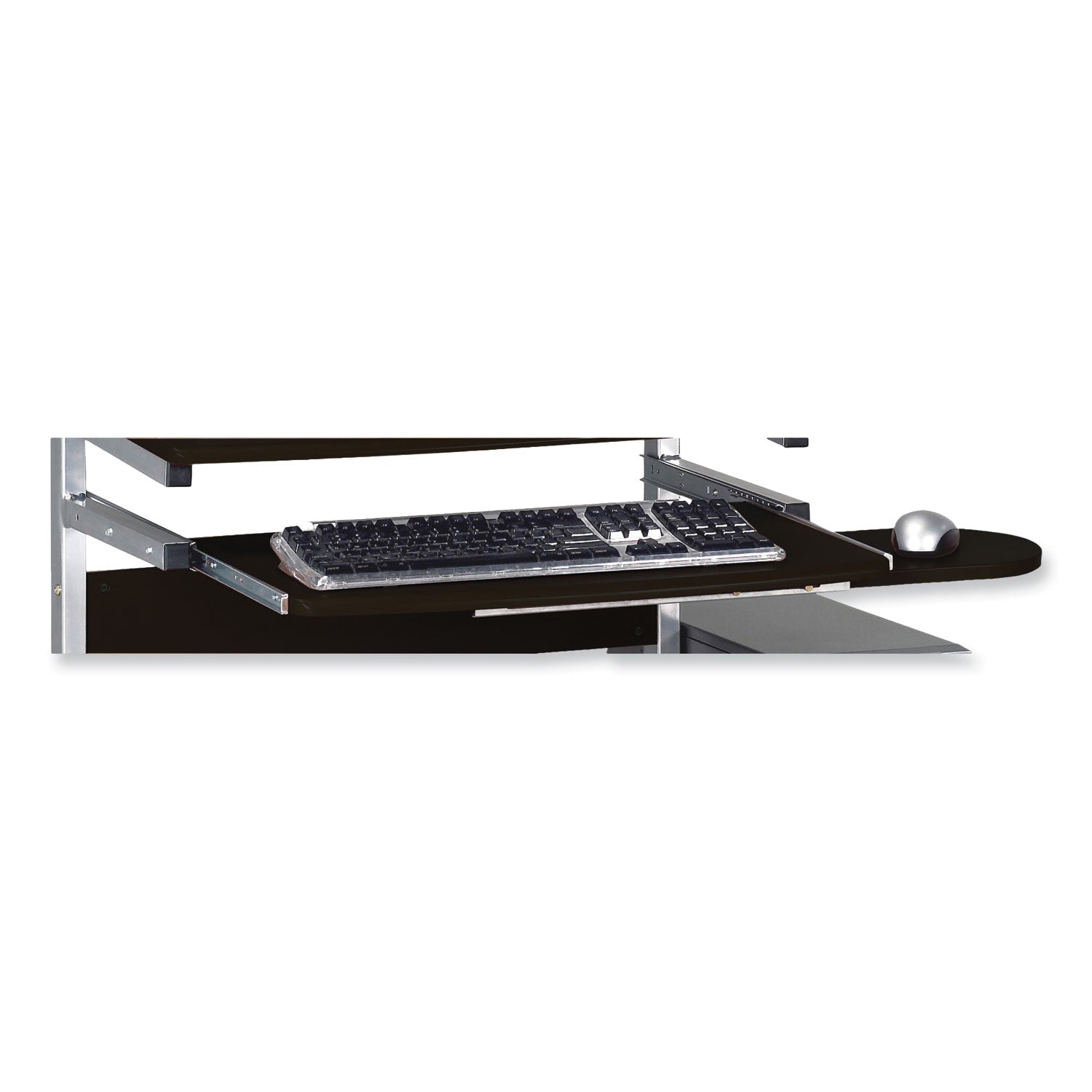 Eastwinds Series Portrait PC Desk Cart, 36" x 19.25" x 31", Anthracite