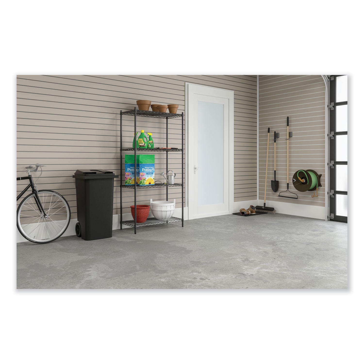 Shelving Wire Ind Starter Gry