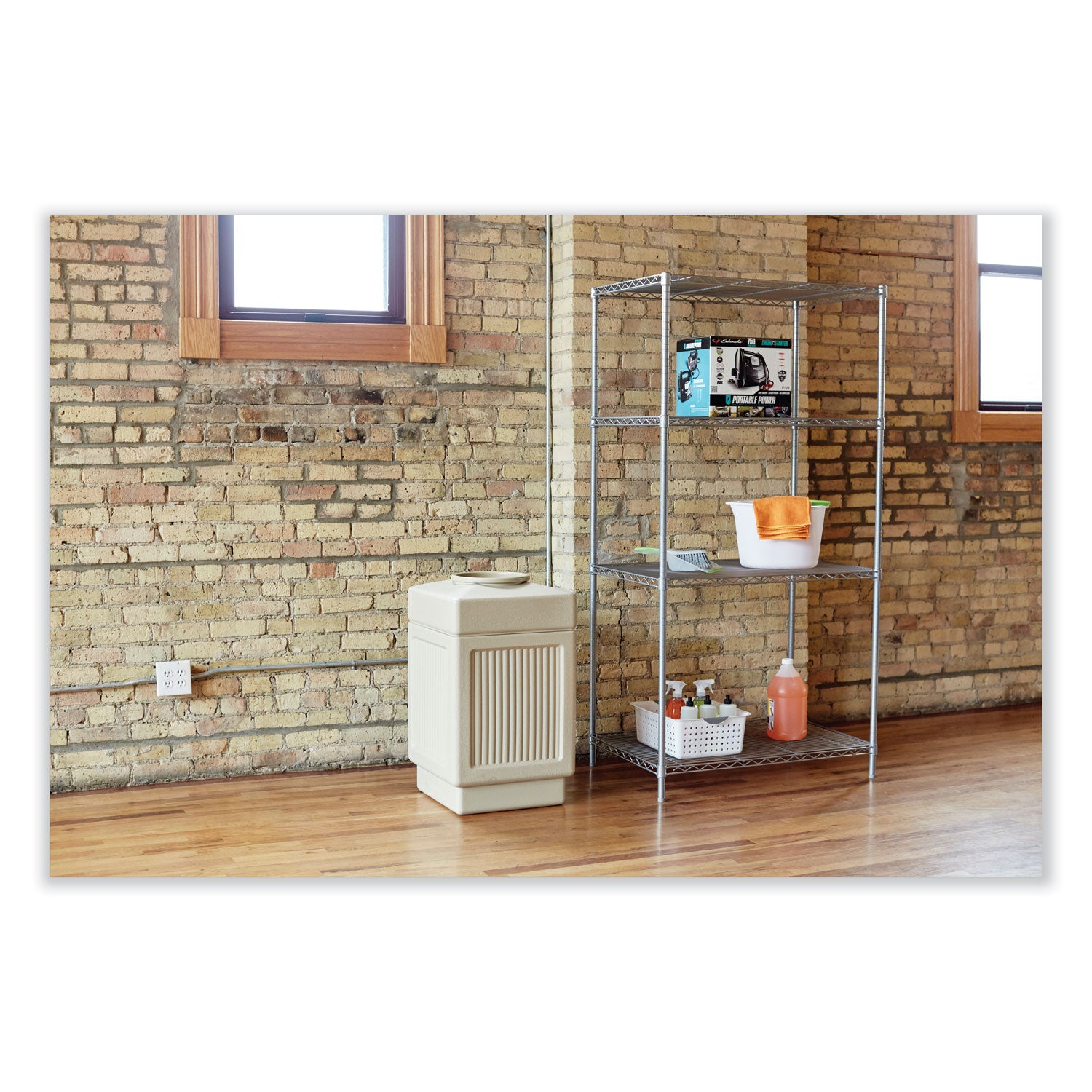 Shelving Wire Ind Starter Blk