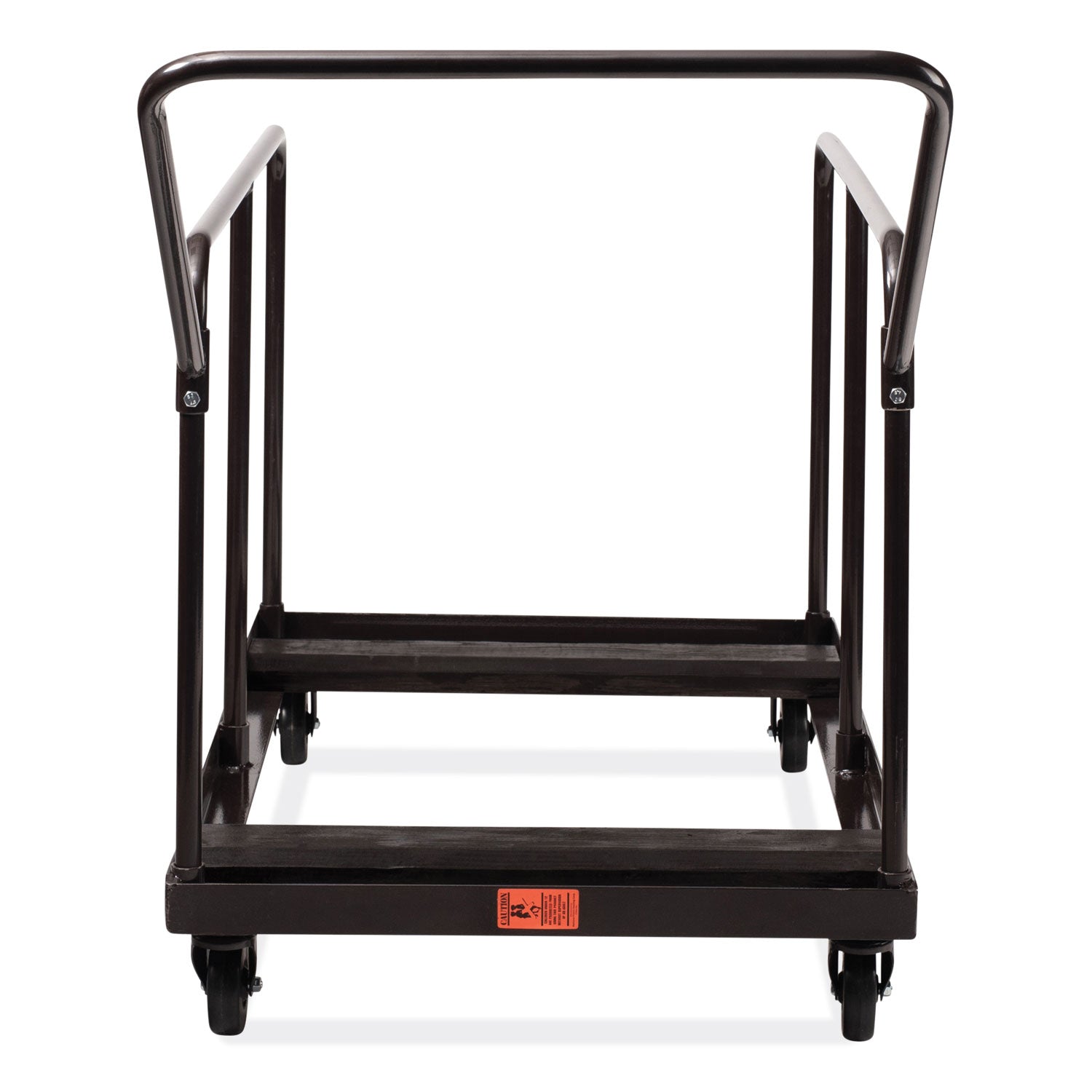 NPS® Folding Table Dolly for Round & Rectangular Tables, Frame Color: Brown
